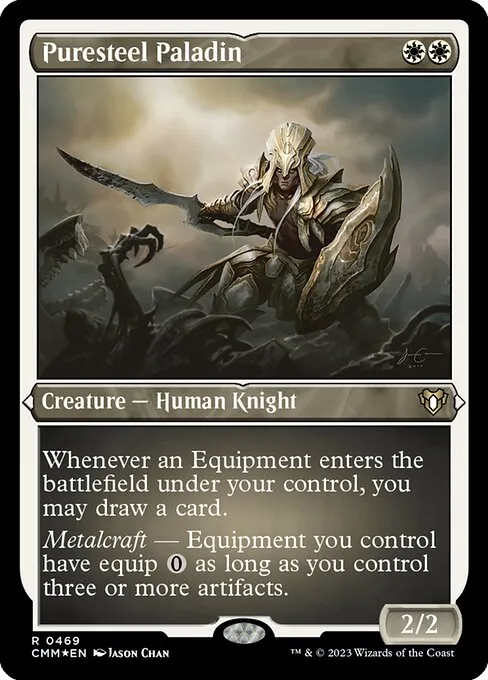 Puresteel Paladin · Commander Masters 469/1067