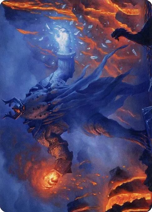Aegar, the Freezing Flame // Aegar, the Freezing Flame · Kaldheim Art Series 55/81