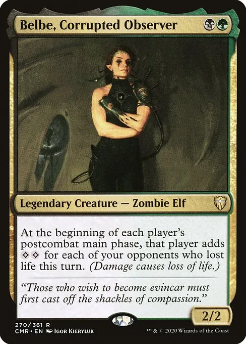 Belbe, Corrupted Observer · Commander Legends 270/718
