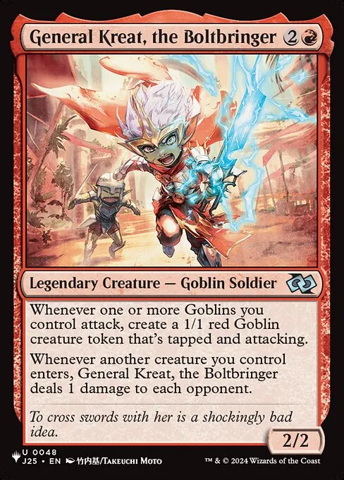 General Kreat, the Boltbringer · The List J25-48/5050