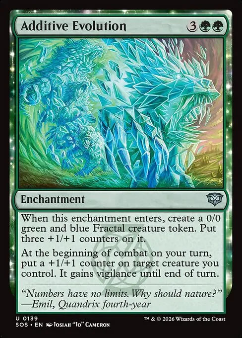 Additive Evolution · Secrets of Strixhaven 139/368