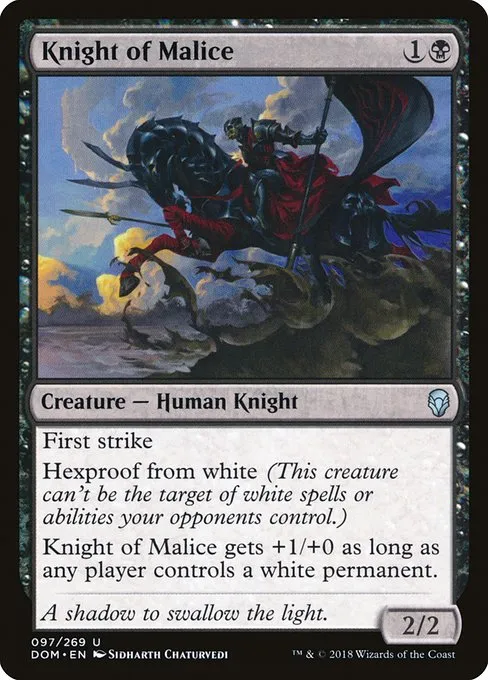 Knight of Malice · Dominaria 97/280