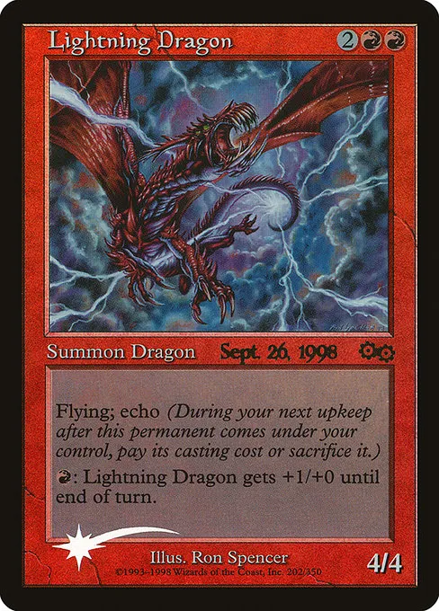 Lightning Dragon · Urza's Saga Promos 202/1