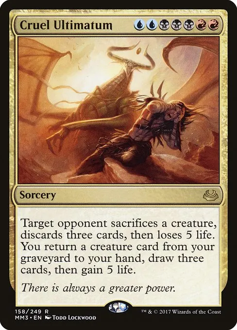 Cruel Ultimatum · Modern Masters 2017 158/249