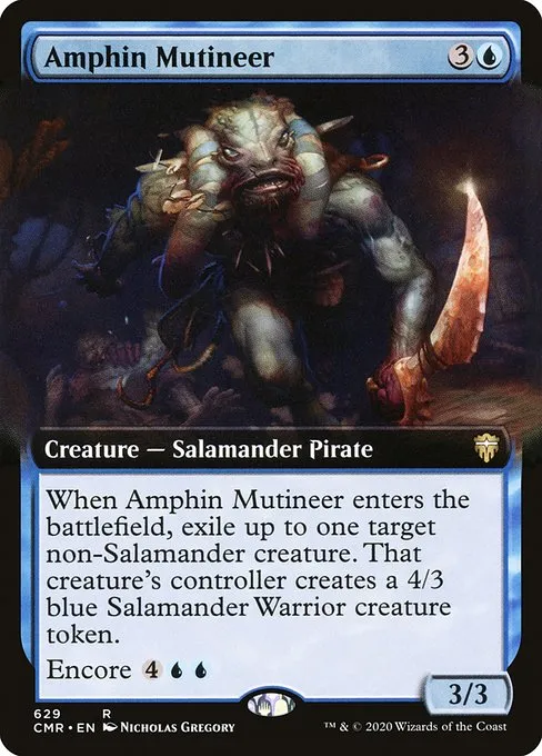 Amphin Mutineer · Commander Legends 629/718