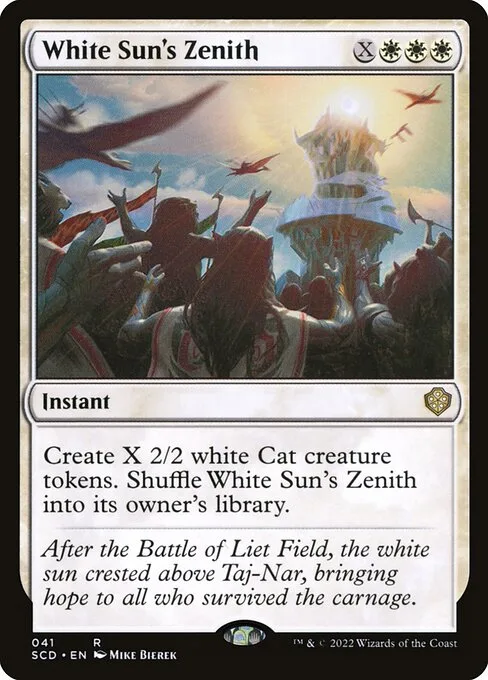 White Sun's Zenith · Starter Commander Decks 41/352
