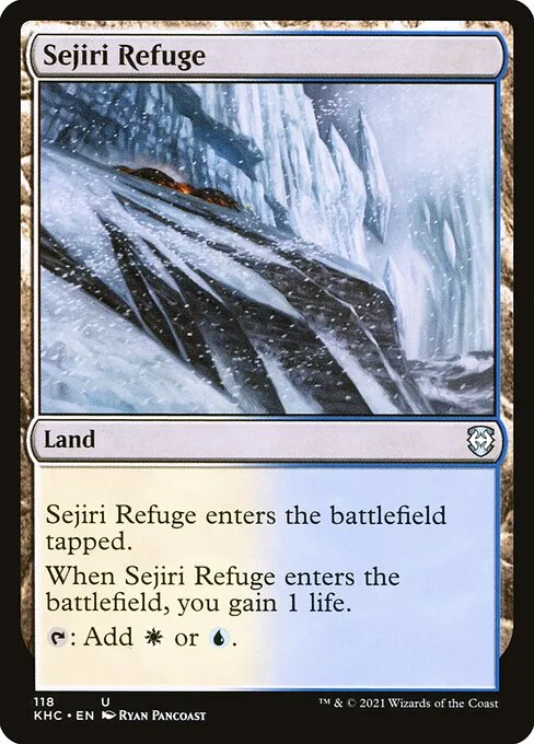 Sejiri Refuge · Kaldheim Commander 118/119