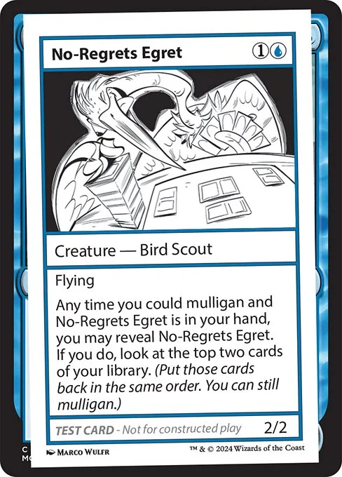 No-Regrets Egret · Mystery Booster 2 533/385