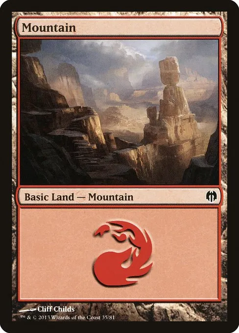 Mountain · Duel Decks: Heroes vs. Monsters 35/81