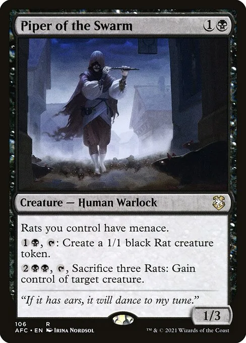 Piper of the Swarm · Forgotten Realms Commander 106/331