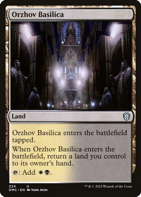 Orzhov Basilica · Dominaria United Commander 224/240