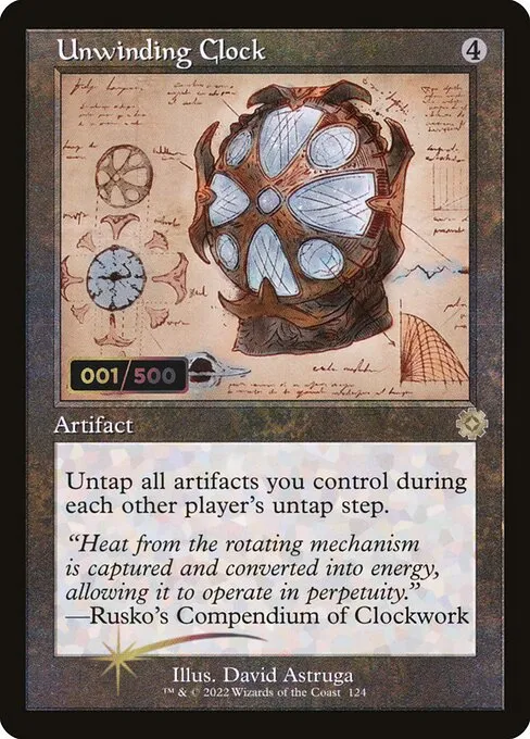 Unwinding Clock · The Brothers' War Retro Artifacts 124z/189