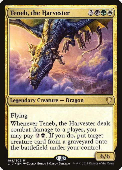 Teneb, the Harvester · Commander 2017 198/309