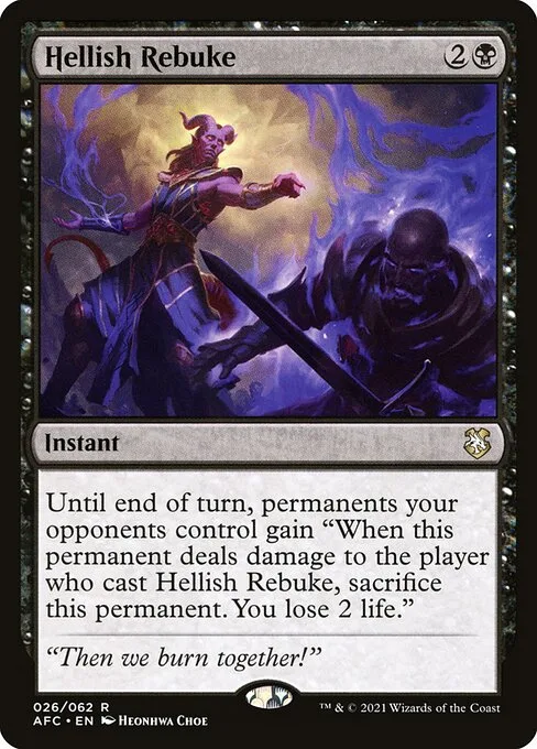 Hellish Rebuke · Forgotten Realms Commander 26/331