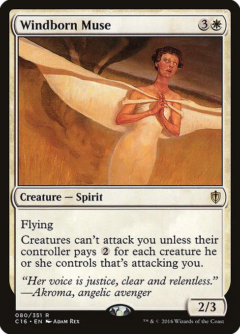 Windborn Muse · Commander 2016 80/351