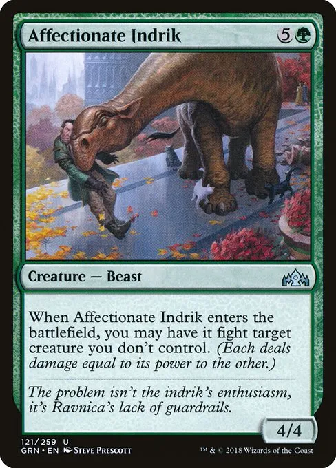 Affectionate Indrik · Guilds of Ravnica 121/273