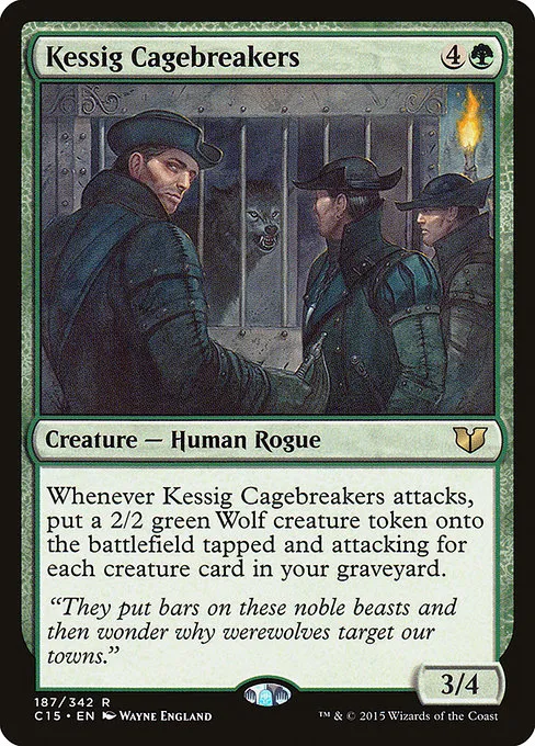Kessig Cagebreakers · Commander 2015 187/342