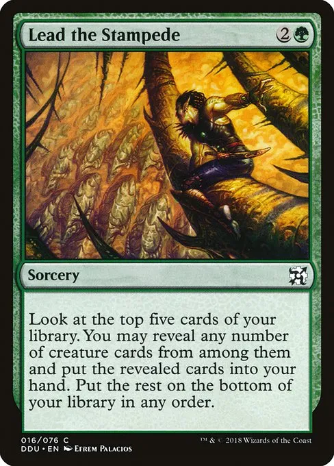 Lead the Stampede · Duel Decks: Elves vs. Inventors 16/76