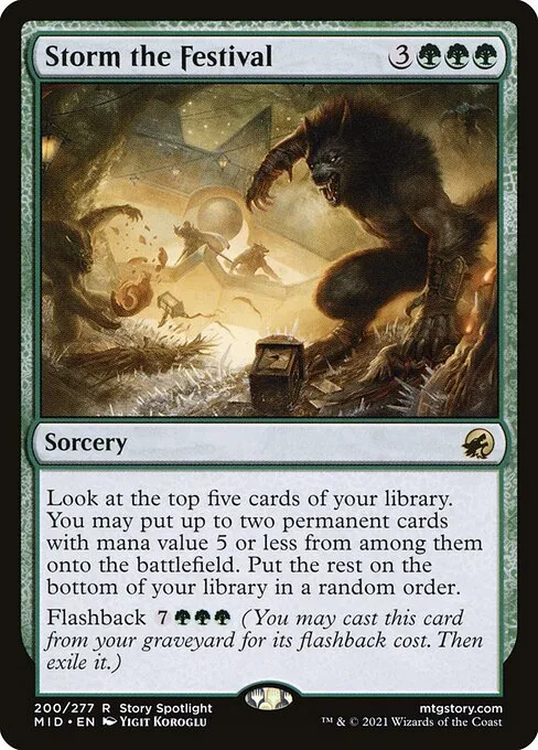 Storm the Festival · Innistrad: Midnight Hunt 200/399