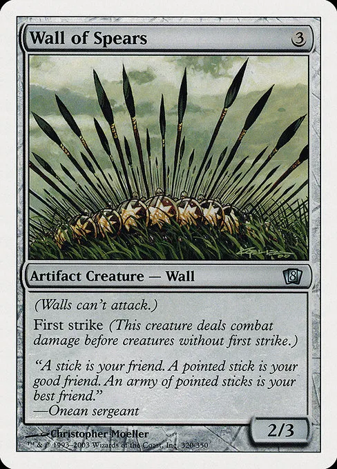 Wall of Spears · Eighth Edition 320/711