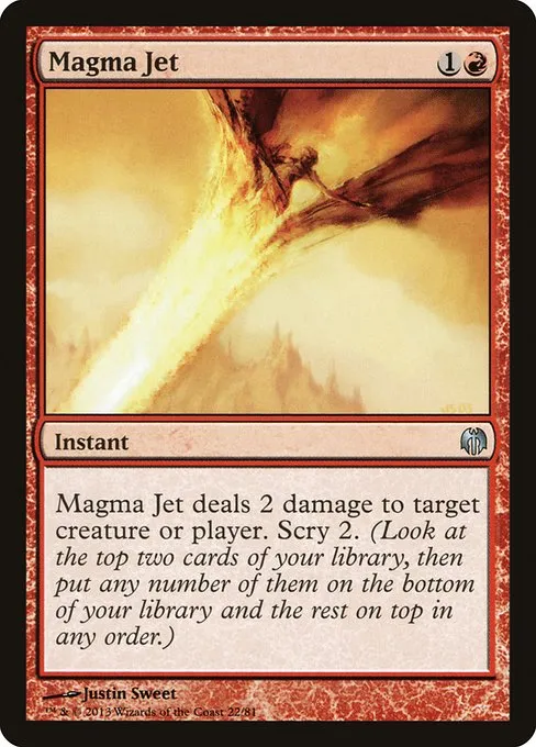Magma Jet · Duel Decks: Heroes vs. Monsters 22/81