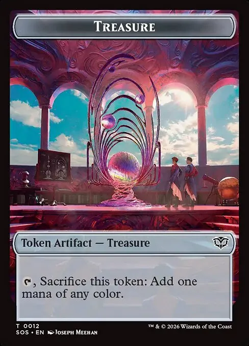 Treasure · Secrets of Strixhaven Tokens 12/14