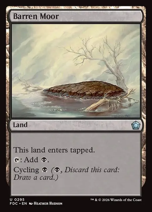 Barren Moor · Foundations Commander 295/3