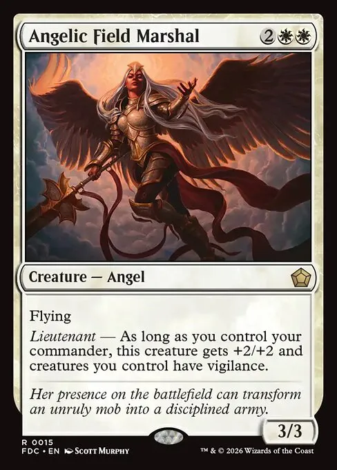 Angelic Field Marshal · Foundations Commander 15/3