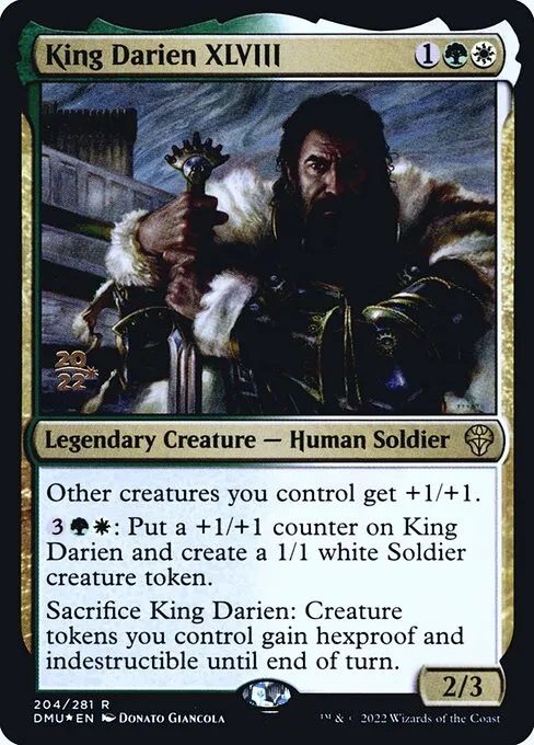 King Darien XLVIII · Dominaria United Promos 204s/161