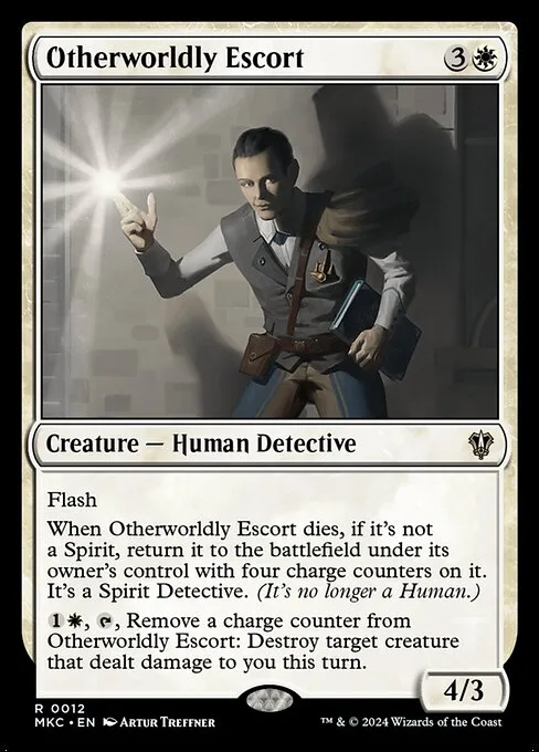 Otherworldly Escort · Murders at Karlov Manor Commander 12/358