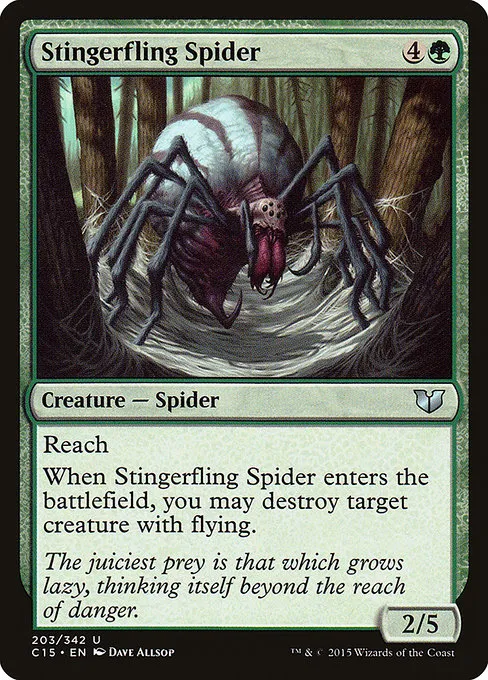 Stingerfling Spider · Commander 2015 203/342