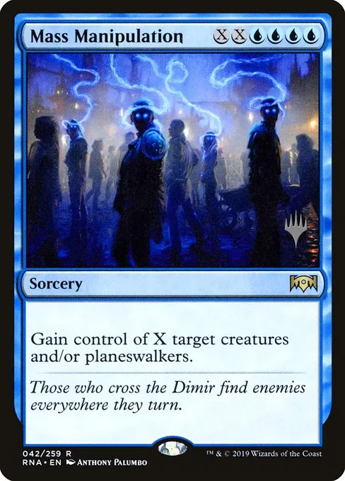 Mass Manipulation · Ravnica Allegiance Promos 42p/81