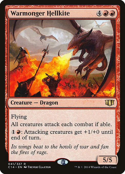 Warmonger Hellkite · Commander 2014 41/337