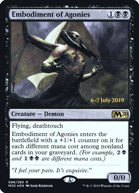 Embodiment of Agonies · Core Set 2020 Promos 98s/144