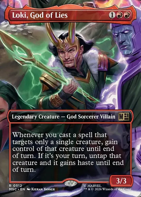 Loki, God of Lies · Marvel Super Heroes Commander 512/9
