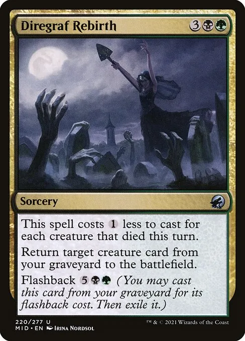 Diregraf Rebirth · Innistrad: Midnight Hunt 220/399