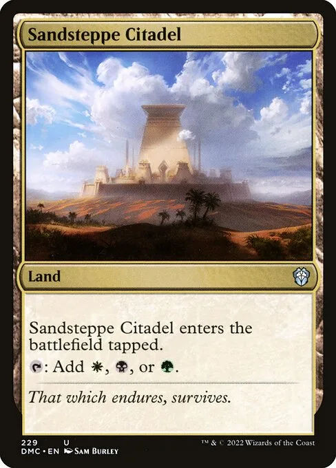 Sandsteppe Citadel · Dominaria United Commander 229/240