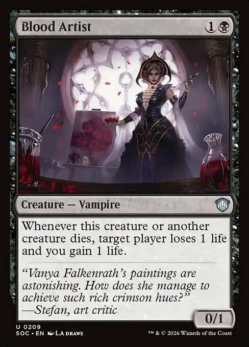 Blood Artist · Secrets of Strixhaven Commander 209/426