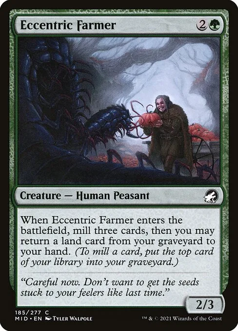 Eccentric Farmer · Innistrad: Midnight Hunt 185/399