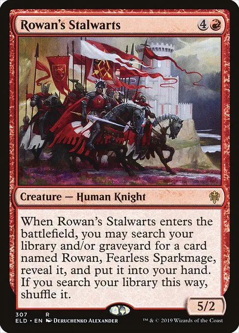 Rowan's Stalwarts · Throne of Eldraine 307/398