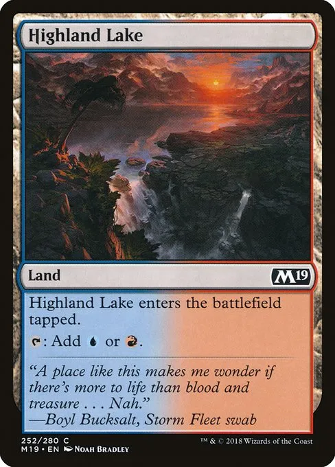 Highland Lake · Core Set 2019 252/314