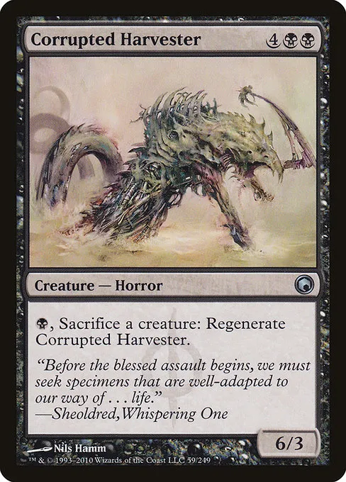 Corrupted Harvester · Scars of Mirrodin 59/249