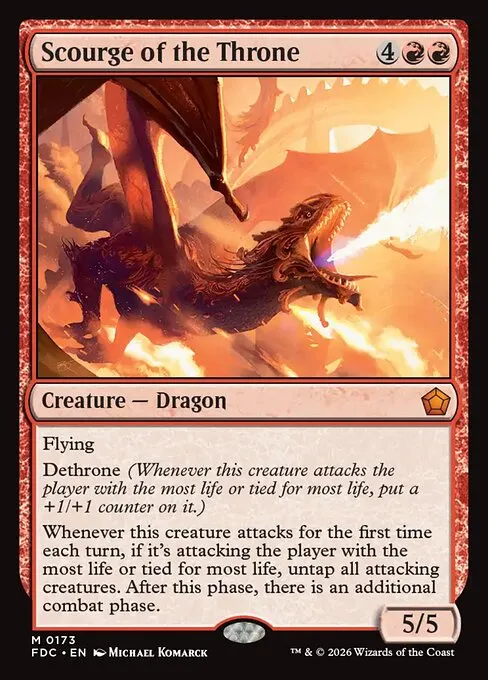 Scourge of the Throne · Foundations Commander 173/3