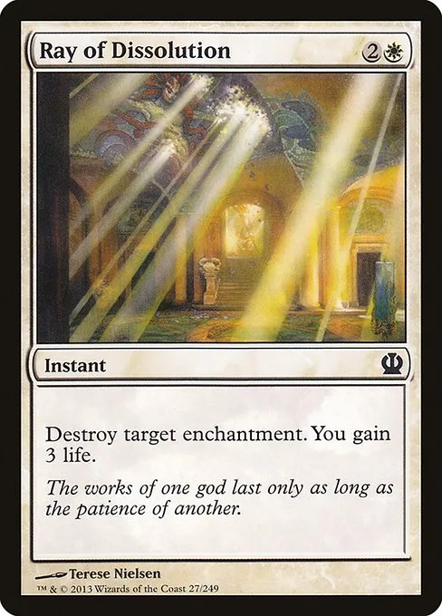 Ray of Dissolution · Theros 27/249