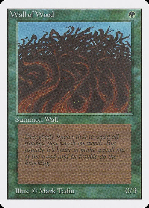 Wall of Wood · Unlimited Edition 226/302
