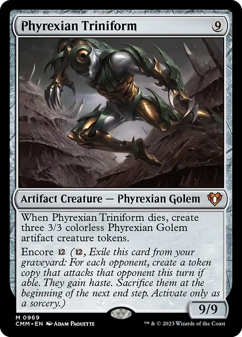 Phyrexian Triniform · Commander Masters 969/1067