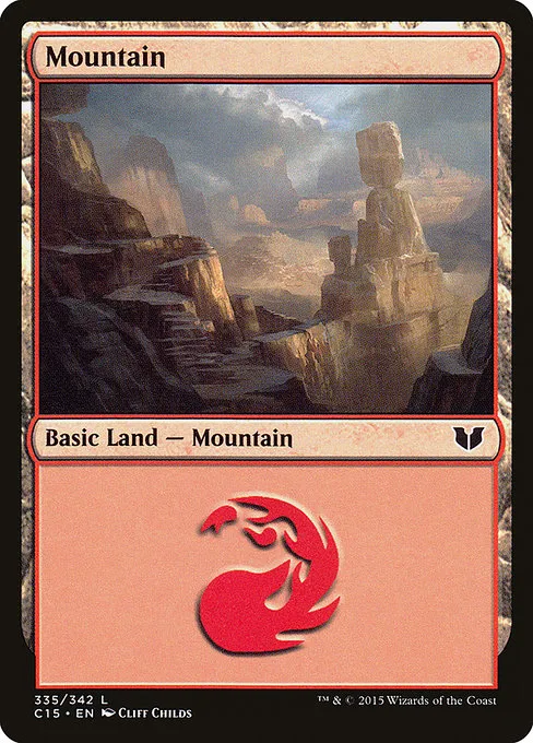 Mountain · Commander 2015 335/342