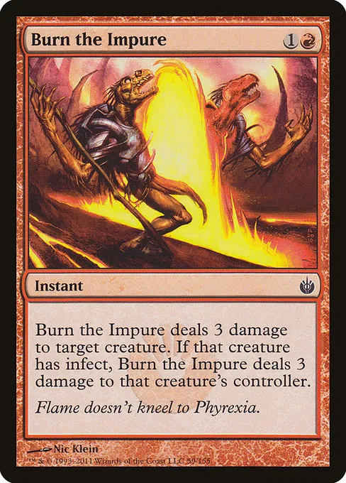 Burn the Impure · Mirrodin Besieged 59/155