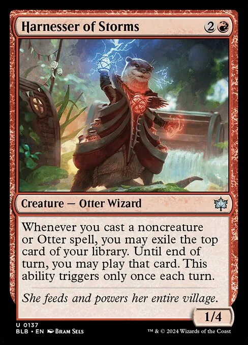 Harnesser of Storms · Bloomburrow 137/398