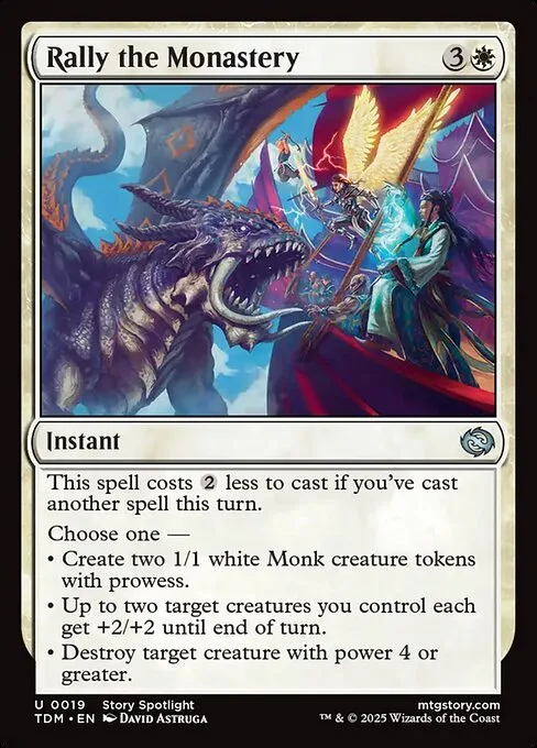 Rally the Monastery · Tarkir: Dragonstorm 19/427